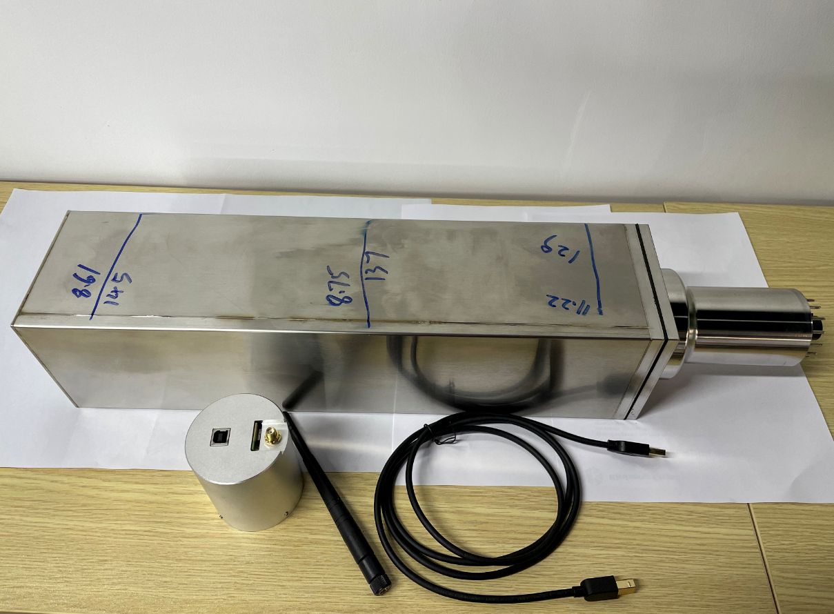 NaI(Tl)-scintillator (smidd kristall med enkel polykristall)